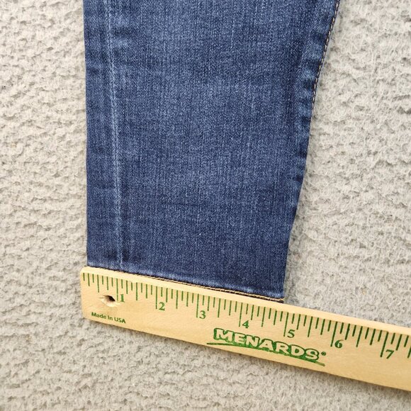 Abercrombie & Fitch Jeans Women's 4S Blue Low Rise Skinny Stretch Denim Pants - Picture 7 of 11